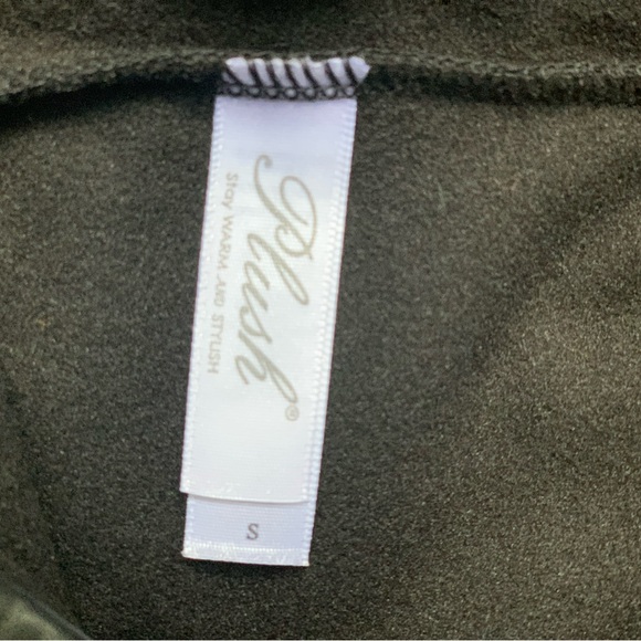 🏷 NWT Abercrombie & Fitch Fleece Lined Faux Leather Tights - Picture 5 of 7